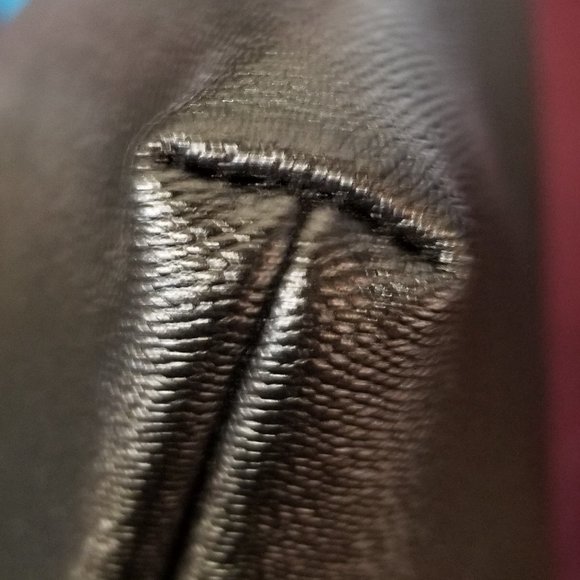 Bulgari BVLGARI Metallic Shimmer Black Zippered Bag 11" x 9” - Picture 9 of 12